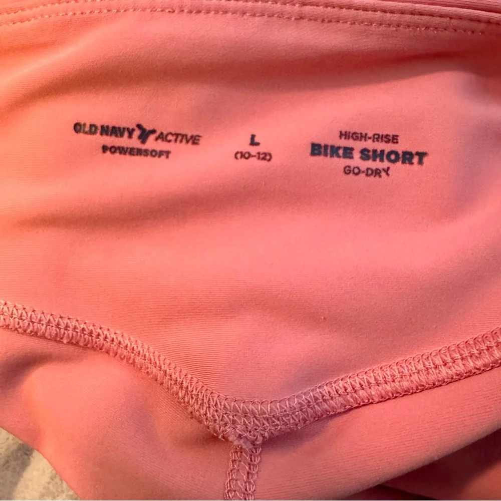 Old Navy Active High Rise Bike Short Pink